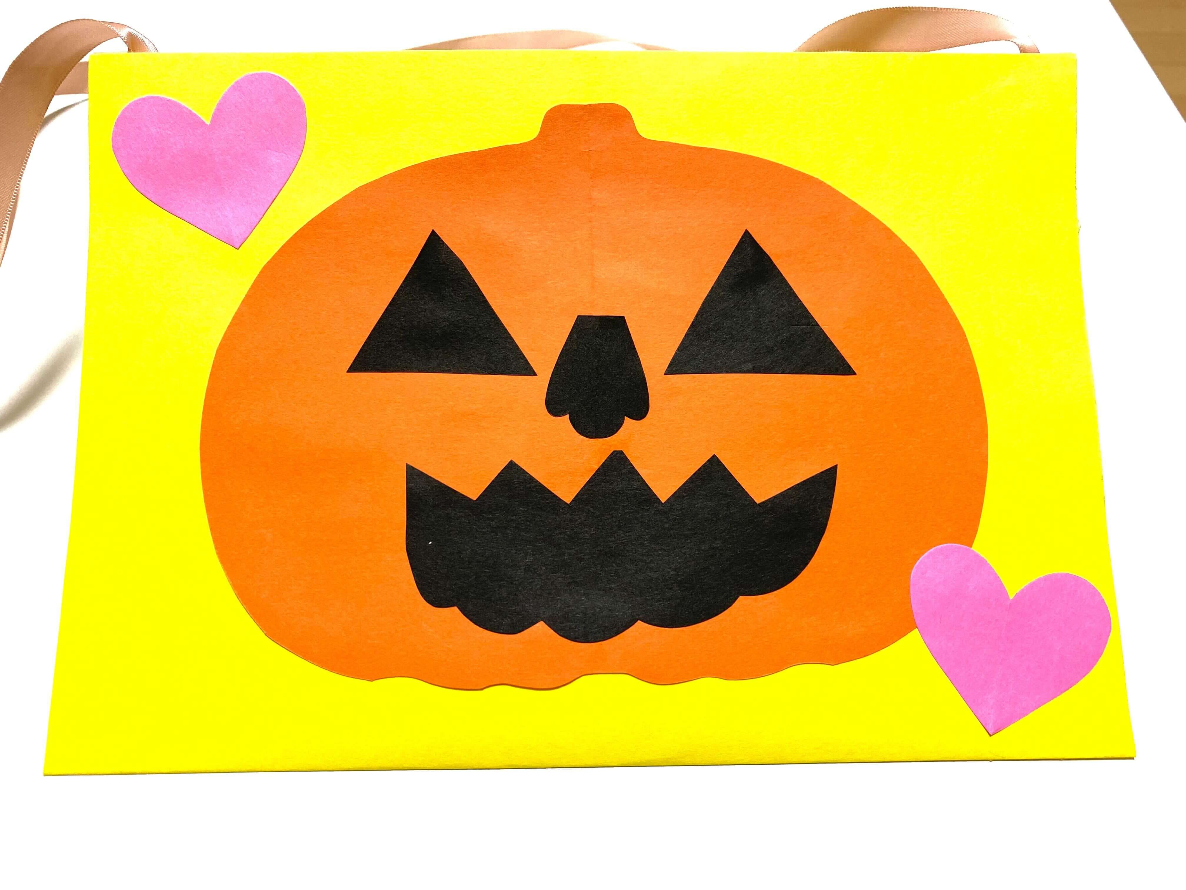 ハロウィン製作ー簡単バッグ お菓子入れ 画用紙で年齢別アレンジ紹介 ー
